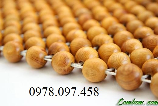Đệm ghế ô tô hạt gỗ thông