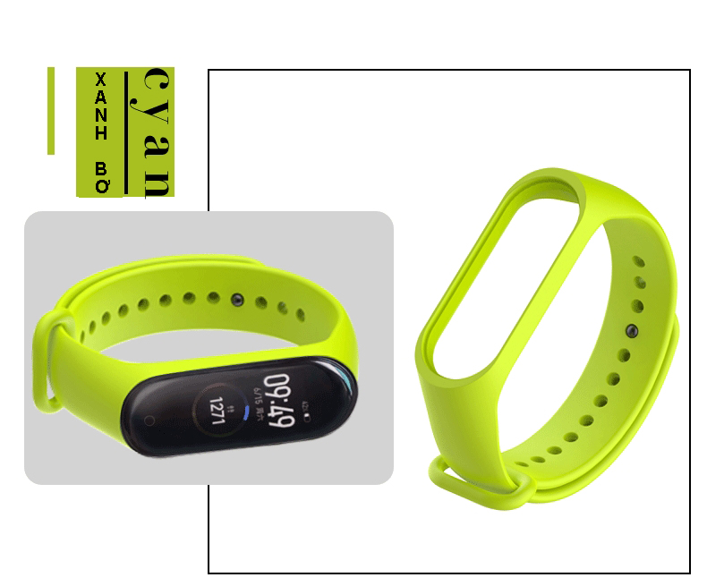 Dây đeo miband thay thế cho Xiaomi Miband 3 Xiaomi Miband 4