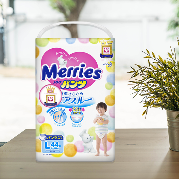 Tã/Bỉm quần Merries M-58/ L-44