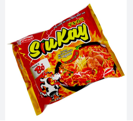 ( Thùng 24 gói ) Mì SiuKay Bò 127g