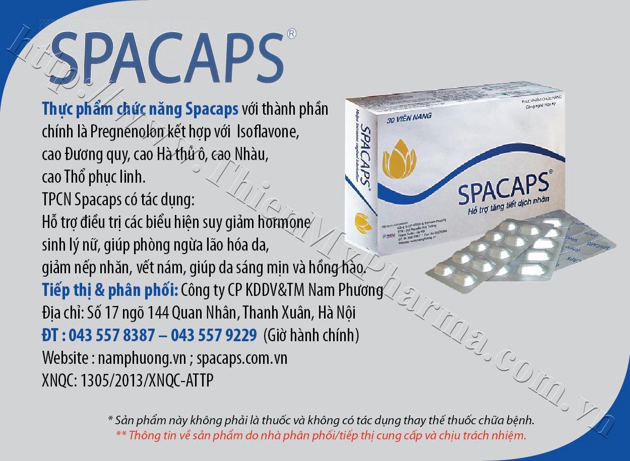 Spacaps cải thiện nội tiết tố Nữ