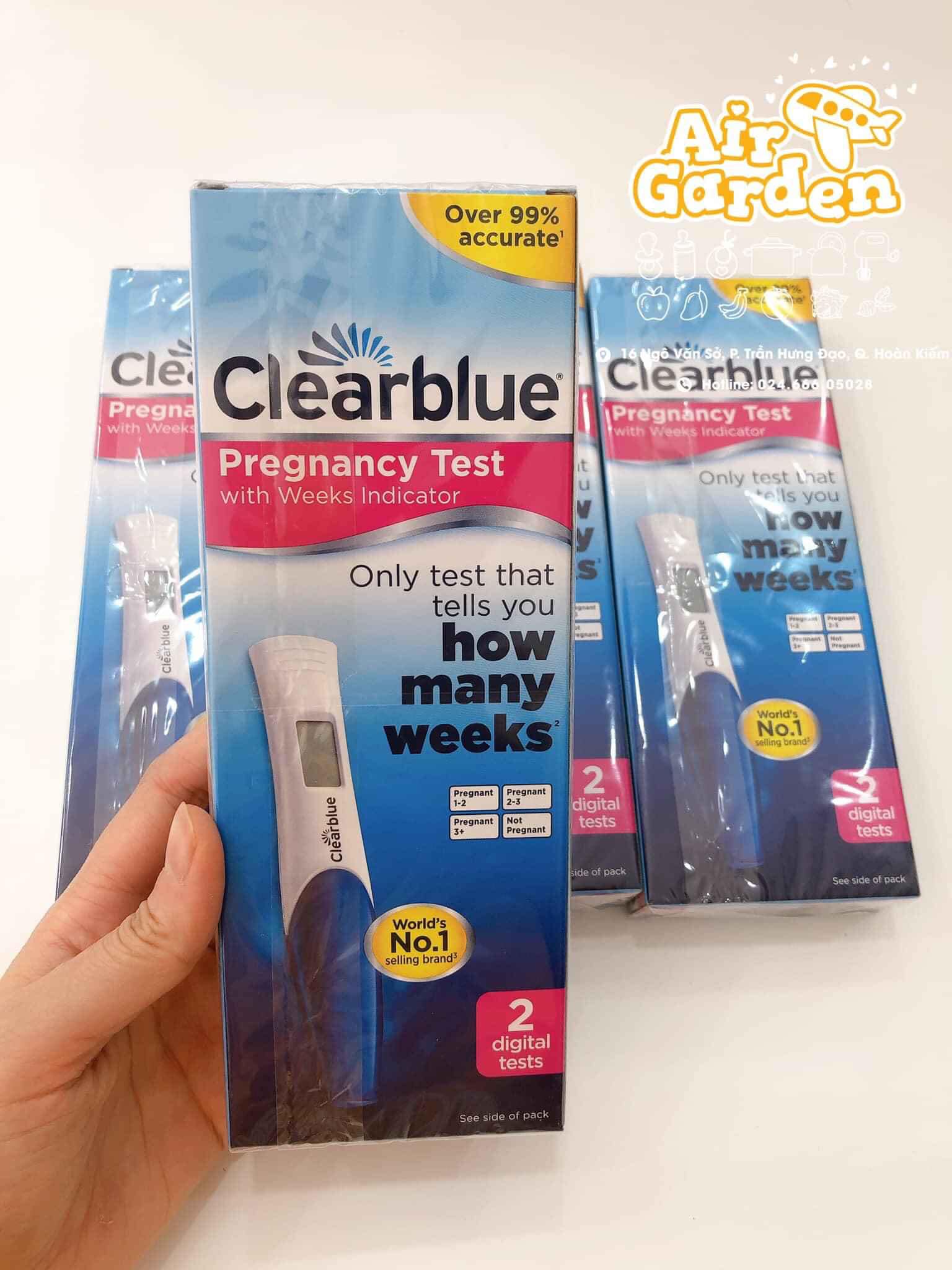 QUE THỬ THAI CLEARBLUE How Many Weeks