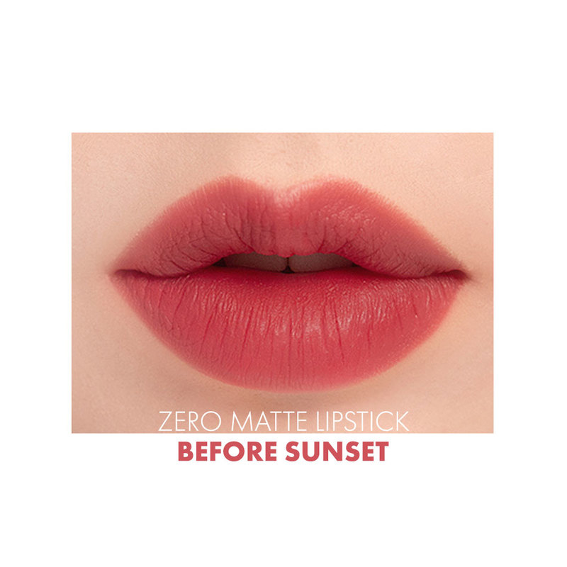 Son Romand NEW Zero Matte Lipstick #04 BEFORE SUNSET - Hồng đất pha tím.
