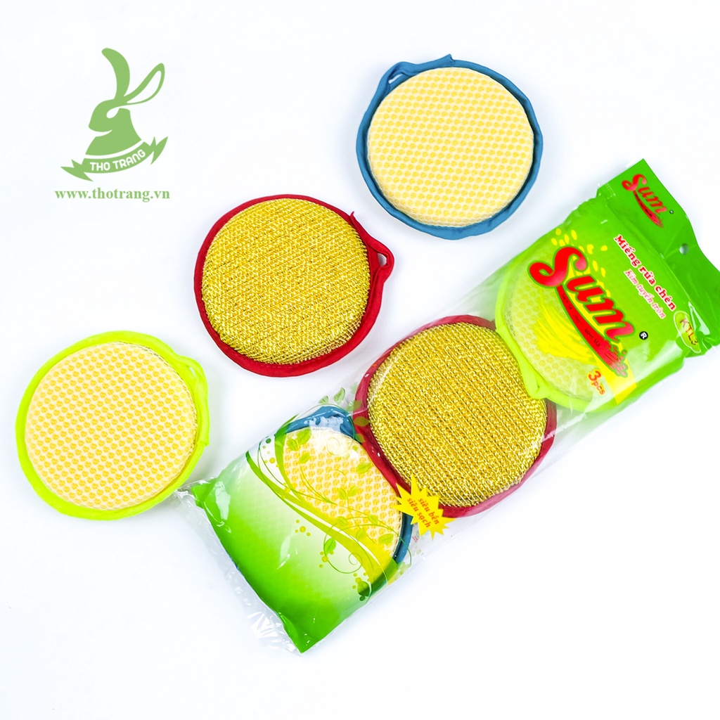 Miếng rửa chén bùi nhùi rửa chén đủ size đủ loại đa năng