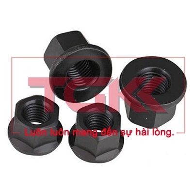 Đai ốc mặt bích - thép đen (M14-M18)