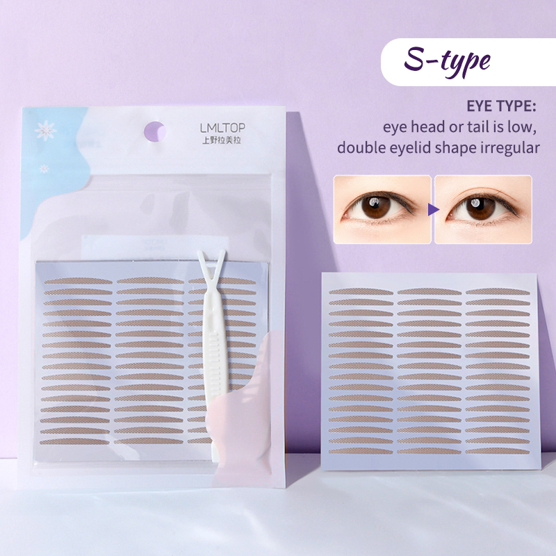SUAKE 360pcs Lace Double-Eyelid Stickers non-marking invisible super sticky long lasting Double Eyelid Stickers