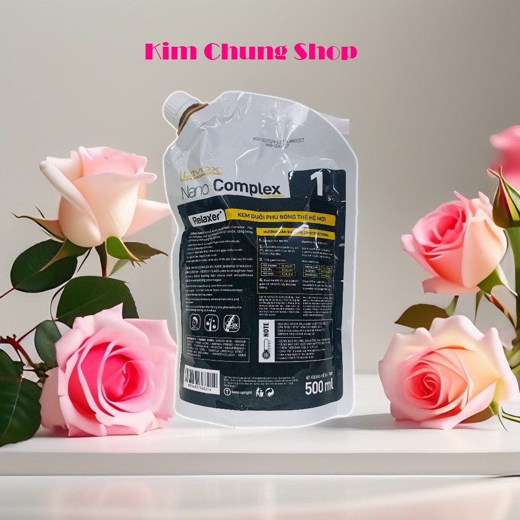 Kem duỗi phủ bóng Nano Complex 1 bước - không cần dập định hình