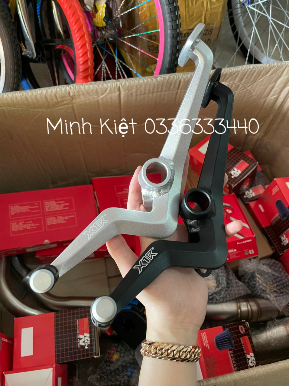 cần số 2 chiều X1R chất liệu nhôm cao cấp cho Winner / Sonic [ hàng chất lượng độ bền cao ] - đồ chơi xe máy Minh Kiệt