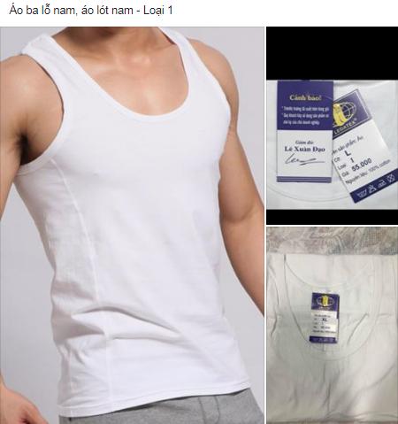 Áo Ba Lỗ Nam, Áo Lót Nam Cotton - Loại 1