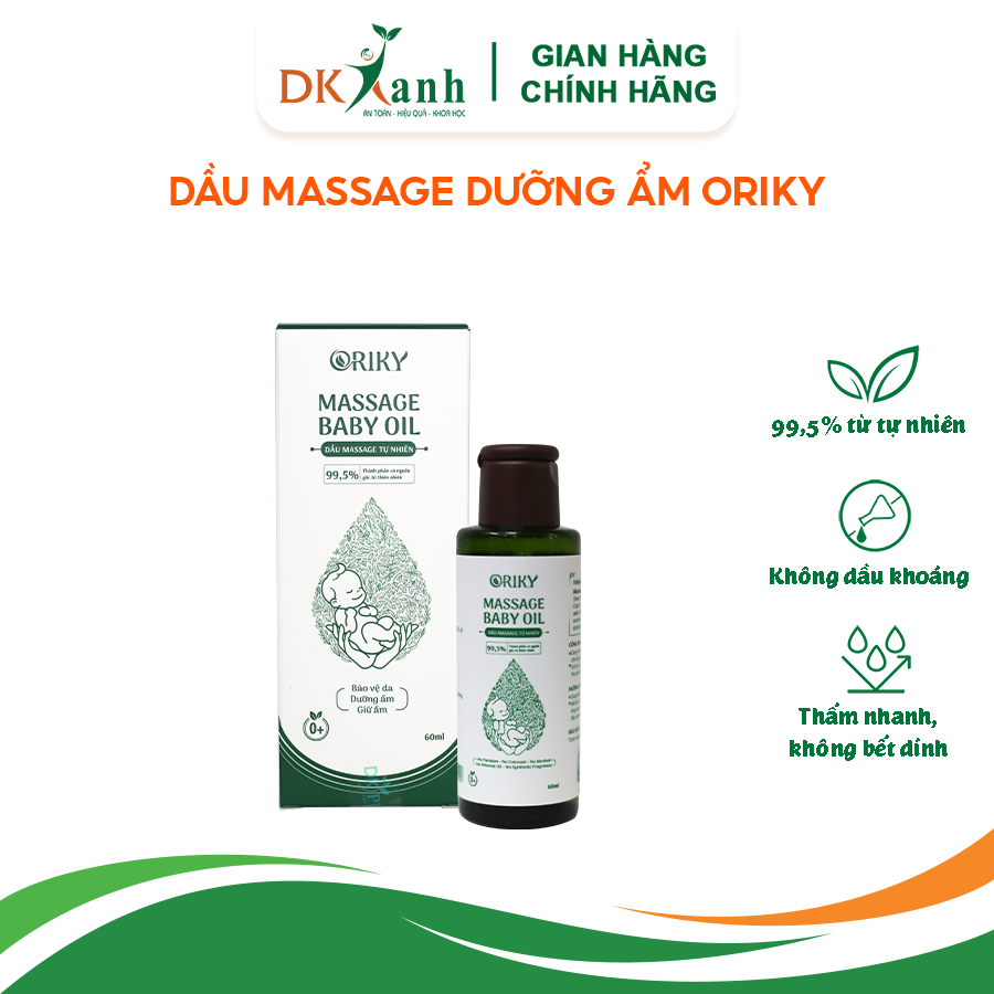 Dầu Massage cho bé Oriky - DK Pharma