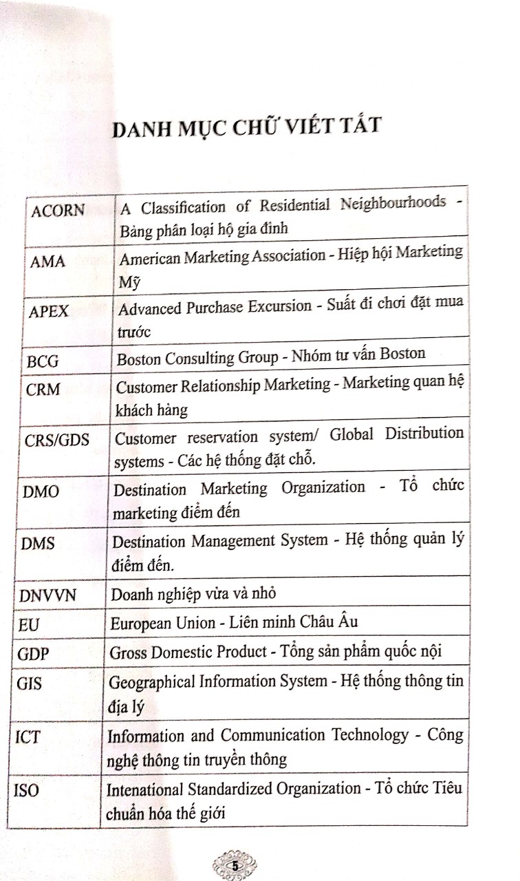 Sách Giáo trình Marketing Du Lịch