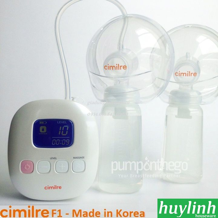 [HCM]Máy hút sữa điện đôi Cimilre F1 - Hàn Quốc