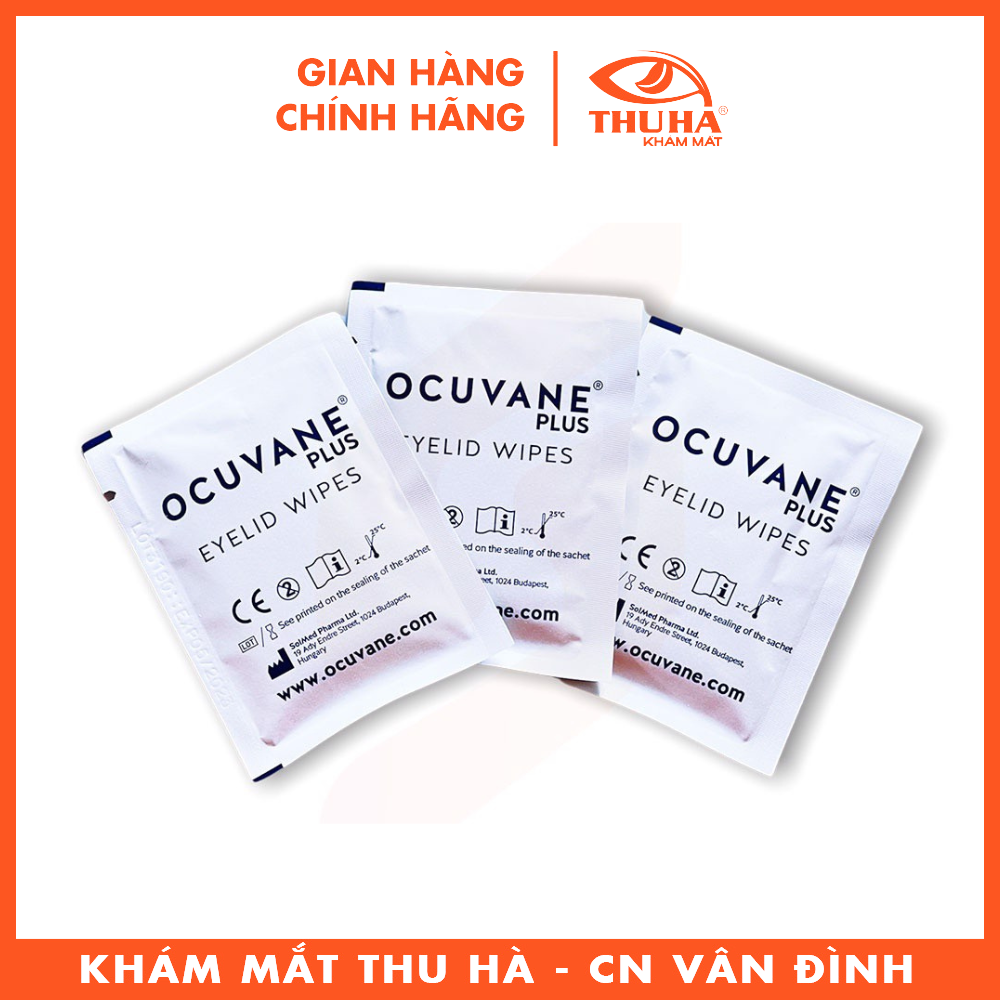 Miếng gạc lau mi mắt OCUVANE PLUS - Hungary
