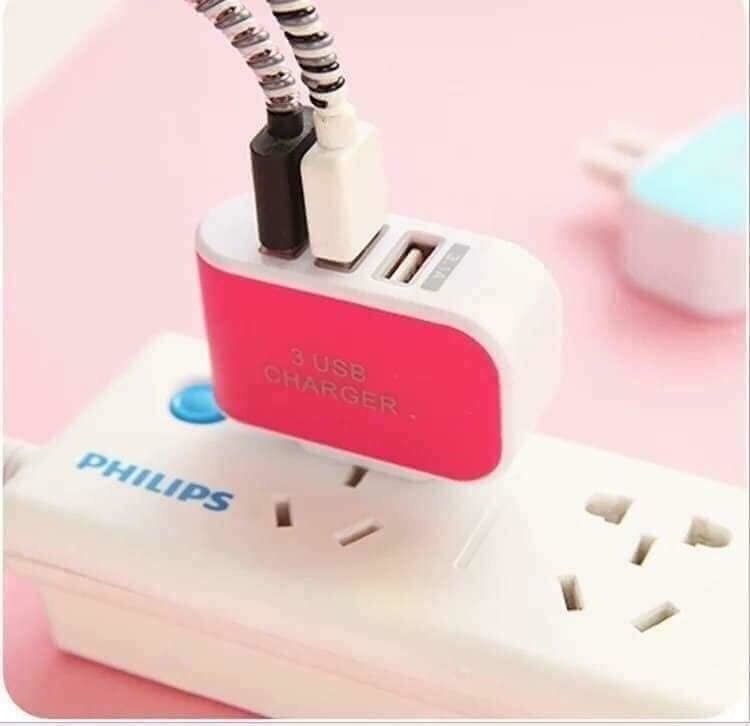 Củ sạc 3 cổng USB - Sạc điện thoại - Củ sạc nhanh