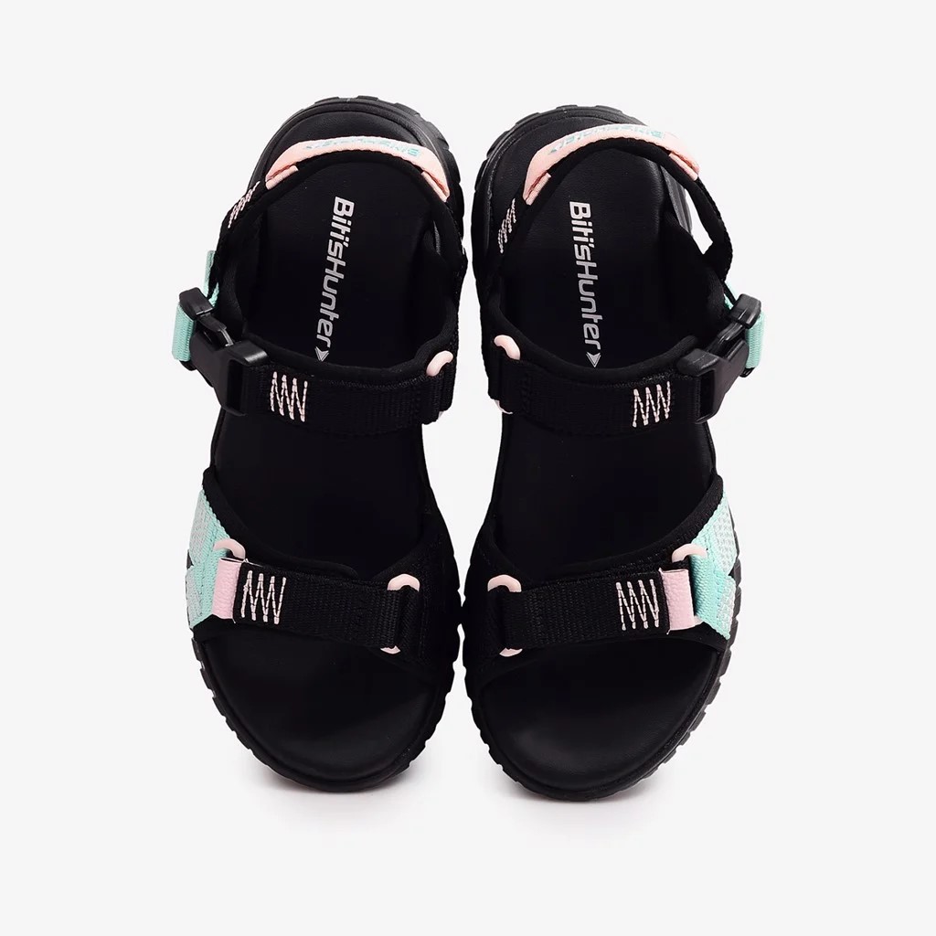 [SIÊU SALE 50%] GIÀY SANDAL QUAI HẬU CAO CẤP NỮ BITI'S HUNTER DEWH00800 (ĐEN + XÁM) - BITIS