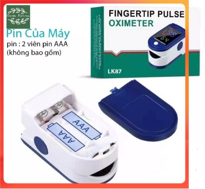 Nơi bán Máy Đo SpO2, Máy Đo Nồng Độ Oxy Trong Máu Và Đo Nhịp Tim Pulse Oximeter LK87 , Rosa farm