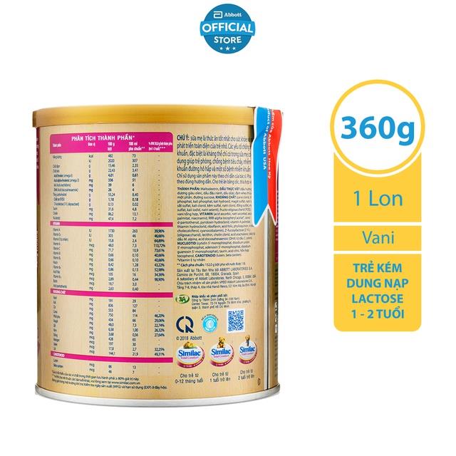 Sữa bột Similac Total Comfort 1  (HMO) 360g