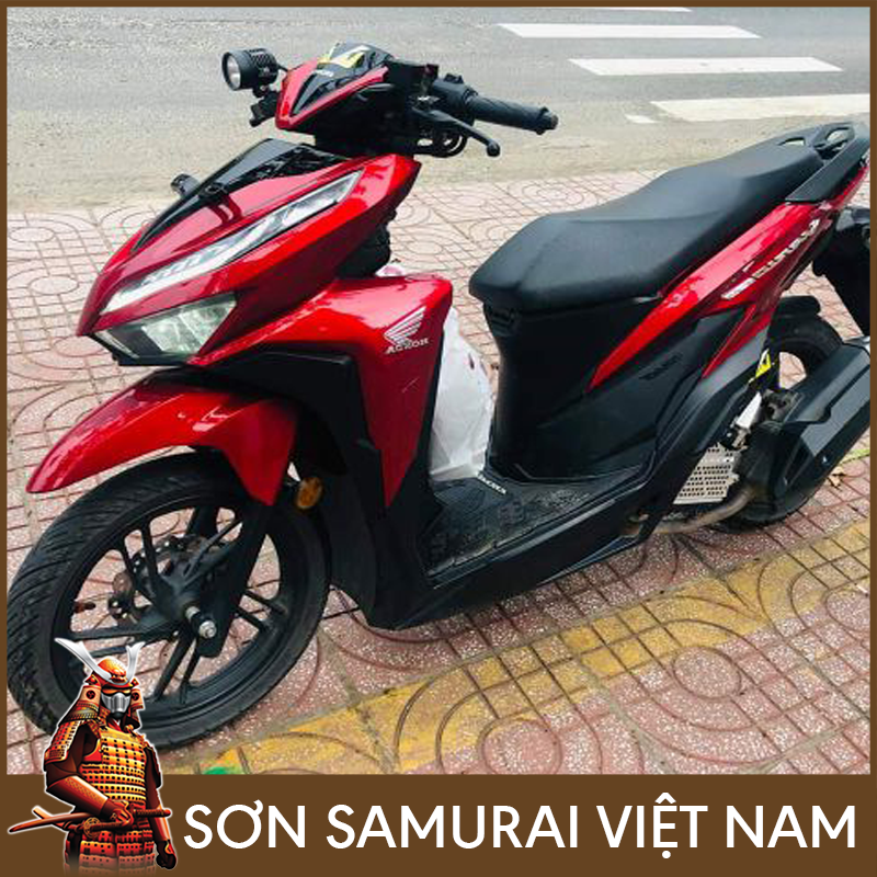 Sơn samurai đỏ nhám - Combo màu đỏ nhám H138 bóng 128A