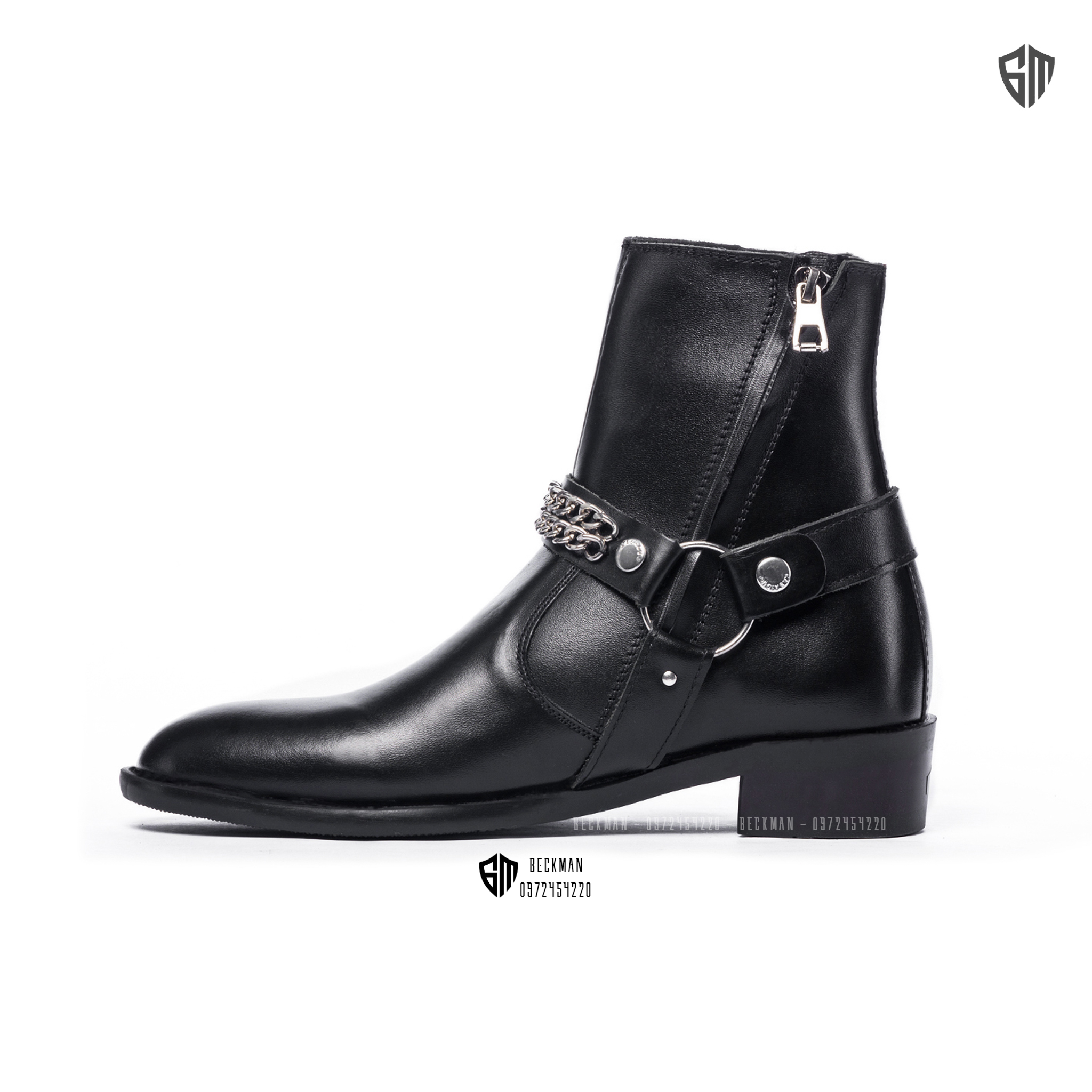 Giày nam Harness Boots kiểu dáng đường phố Hót Nhất.