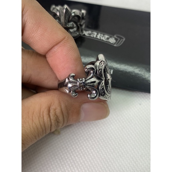 [Ảnh Thật] Nhẫn Chrome Heart bạc có bảo hành.