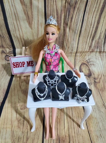 [HCM]Trọn bộ  trang sức cho búp bê 30cm