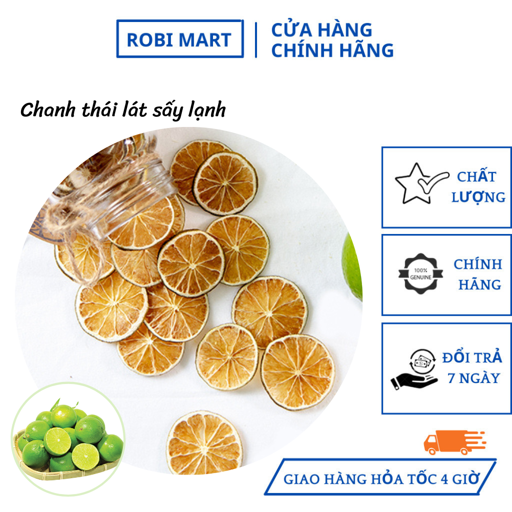 Lemon sliced dryer cold Robi Mart pack 100gr-lose weight, keep the shape, beautiful skin