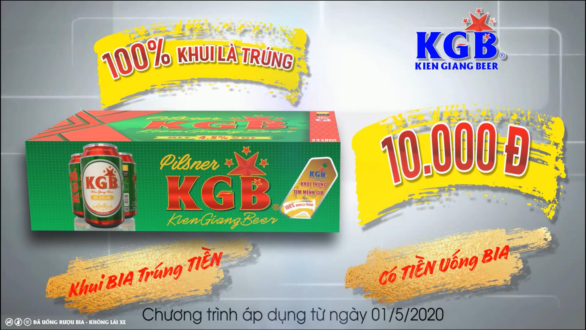 Bia KGB lon STD 4.5 vol