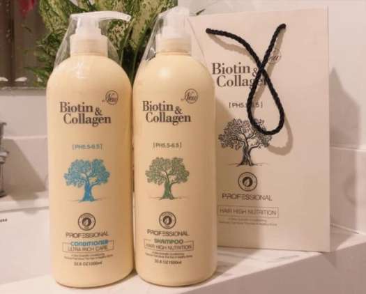 [Hàng Chuẩn] Biotin Collagen  Cặp Dầu Gội, Xả 1000ml