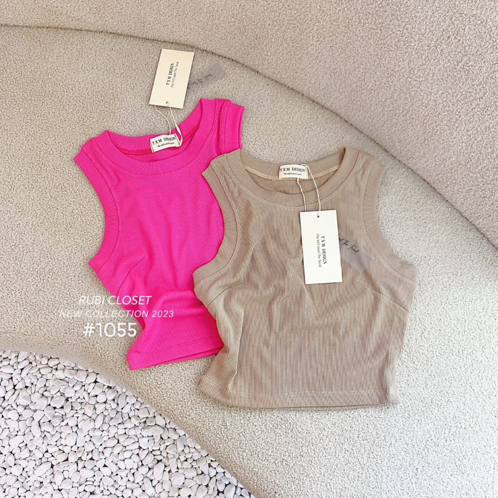 Áo 3 lỗ croptop tăm lạnh siêu hot