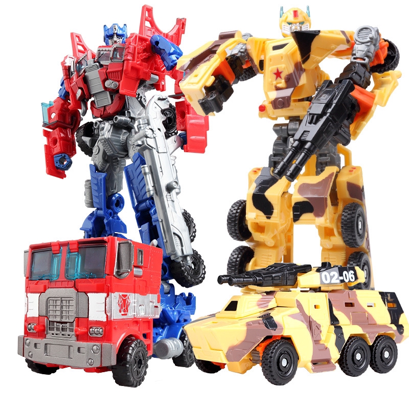(40CM-SIZE ĐẠI) Đồ chơi robot Transformers biến hình B 's Optimus Prime Bumblebee grimlock Slam Dunk