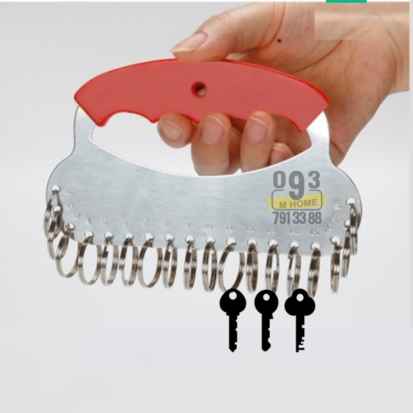 Móc Treo Chìa Khóa Cầm Tay Hộp Đựng Chìa Khóa Móc Treo Kèm Thẻ Ghi Nhớ, Tay Cầm Giữ Chìa Khóa 18 cái 28 cái