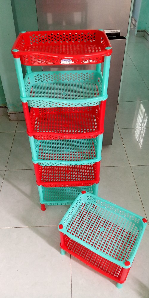 [HCM]KỆ CHÉN NHỰA DUY TÂN 3 TẦNG NHỎ ( 39.5 x 28.5 x 39 cm )