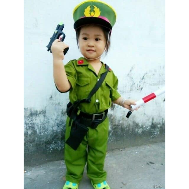bộ quần áo hình sự trẻ em