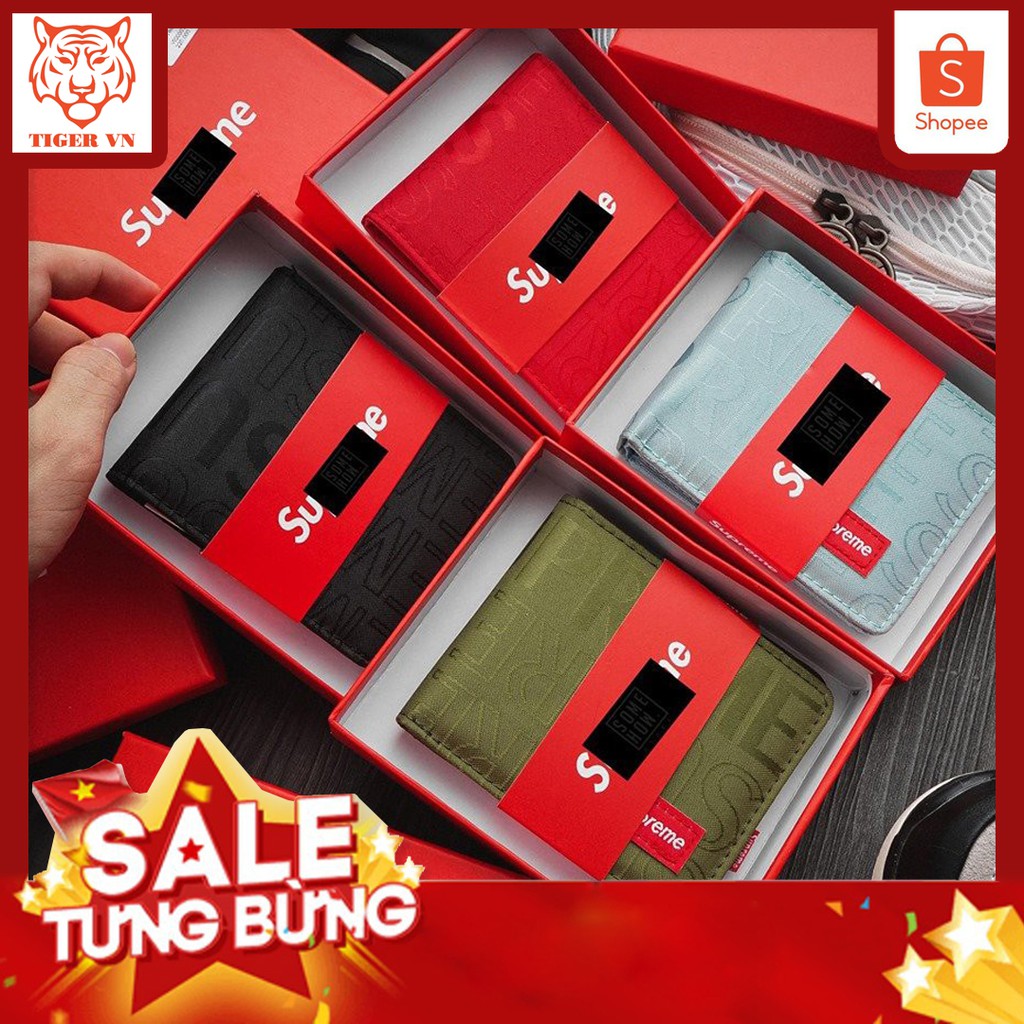 [HCM][GIÁ SẬP SÀN] Ví Supreme Full Box cực chất