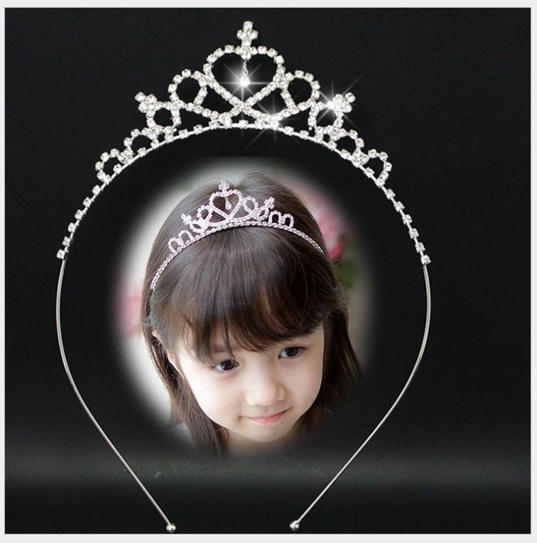 Cài tóc vương miện cho bé