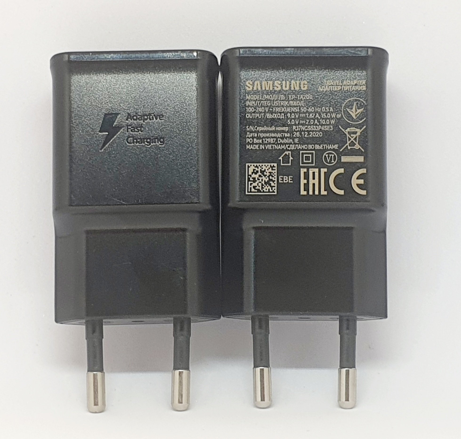 Bộ sạc nhanh Samsung Galaxy S8/S9/Note8/Note9 Cáp Type-C