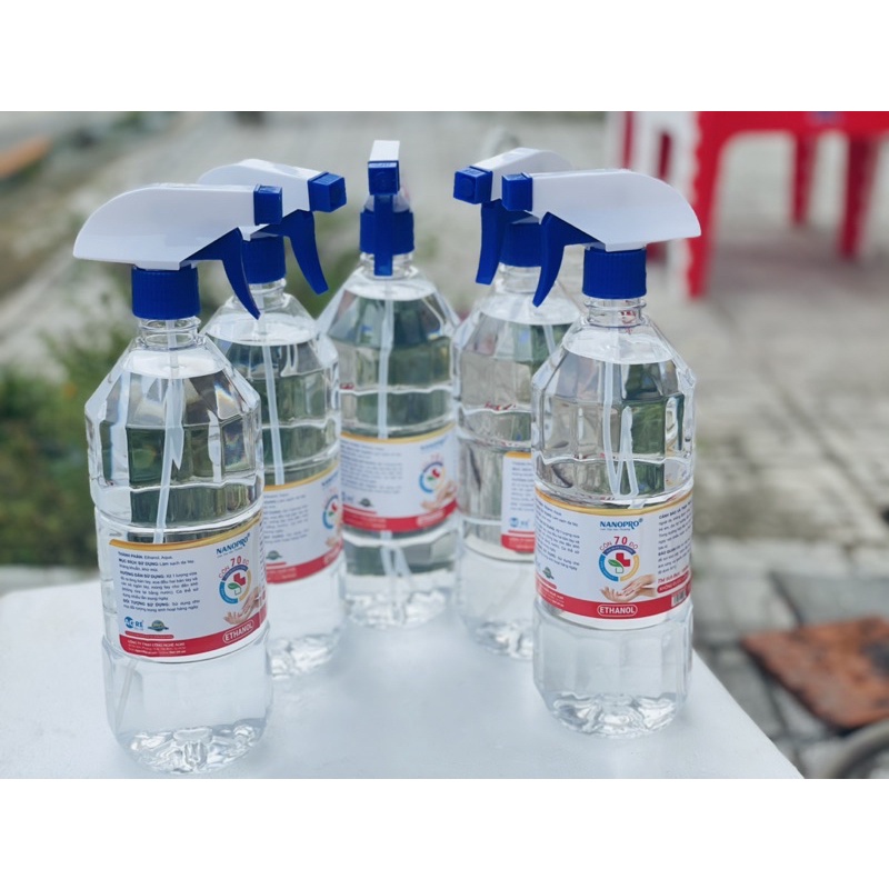 [GIAO NHANH 2H HCM] Cồn sát khuẩn (Cồn Y Tế) - Chai Xịt 1000ml