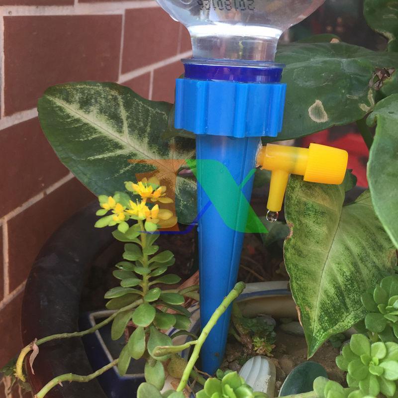 Combo 4 head watering fitting plastic bottle pet c-09, head plug drip irrigation adjustable fitting bottle Coca, Fanta Pepsi, head automatic plant watering