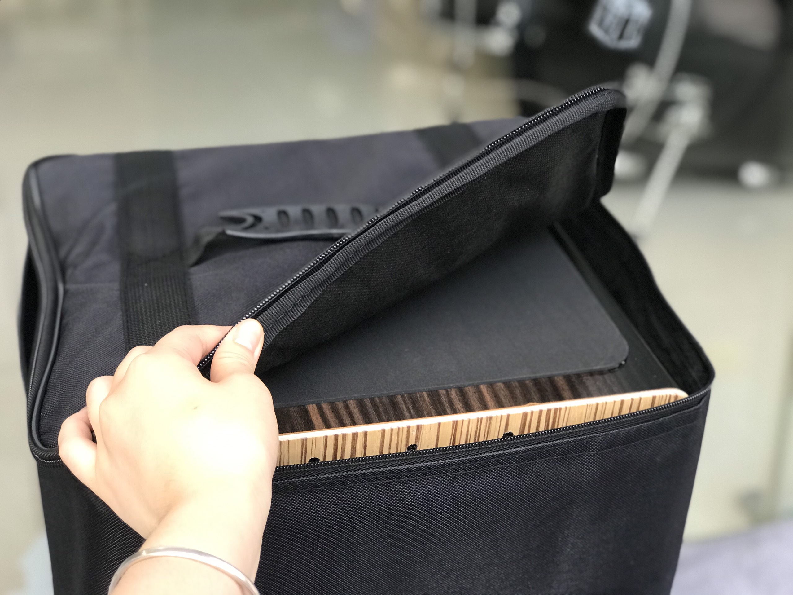 Bao Trống Cajon 3 lớp vải dù dày dặn