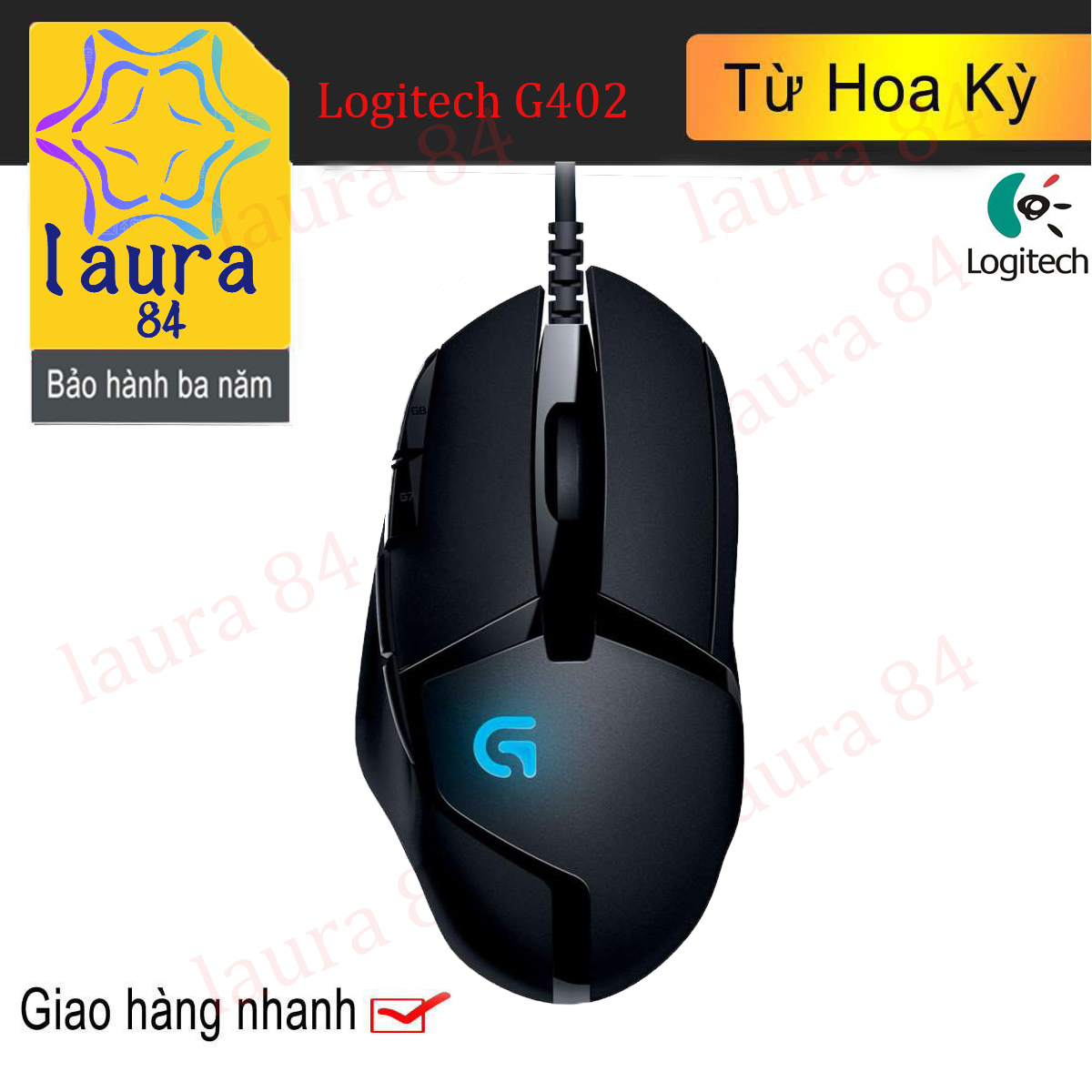 Chuột game Logitech G402 (Đen)