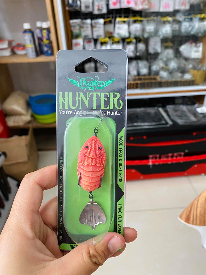 Mồi giả nhái hơi Hunter V4