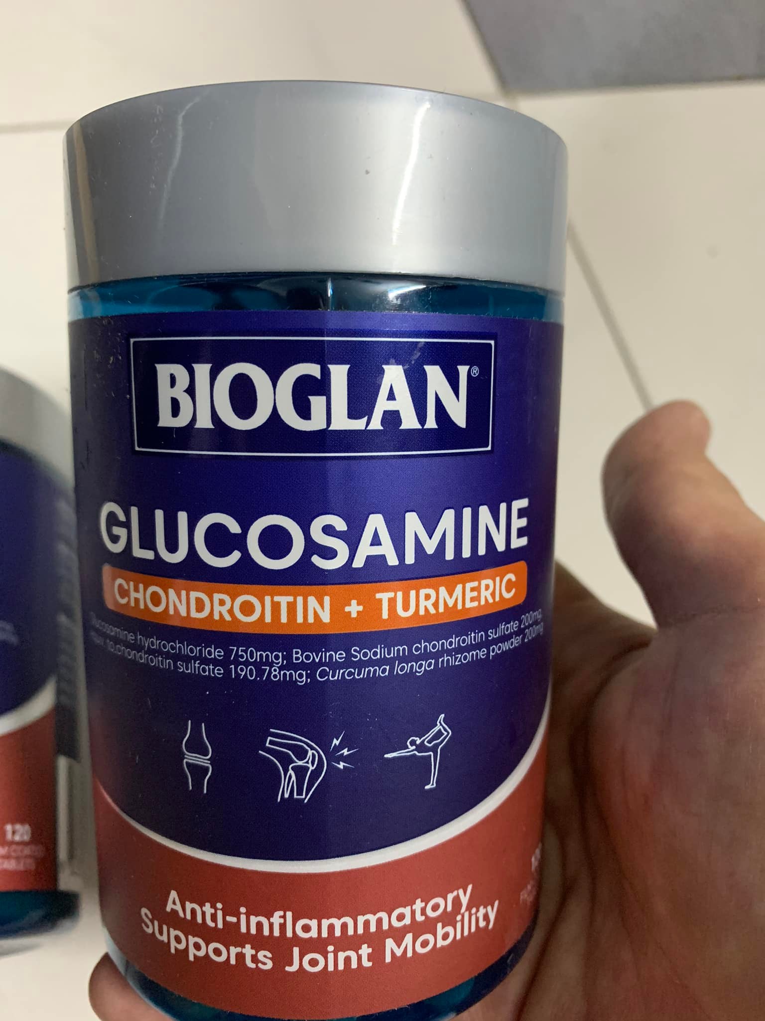 Viên uống bổ khớp Bioglan Glucosamine Chondroitin Turmeric 120 viên