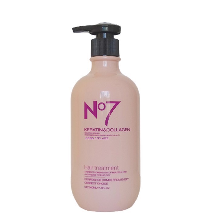 Kem ủ tóc phục hồi N7 Keratin Protein mềm mượt 500ml