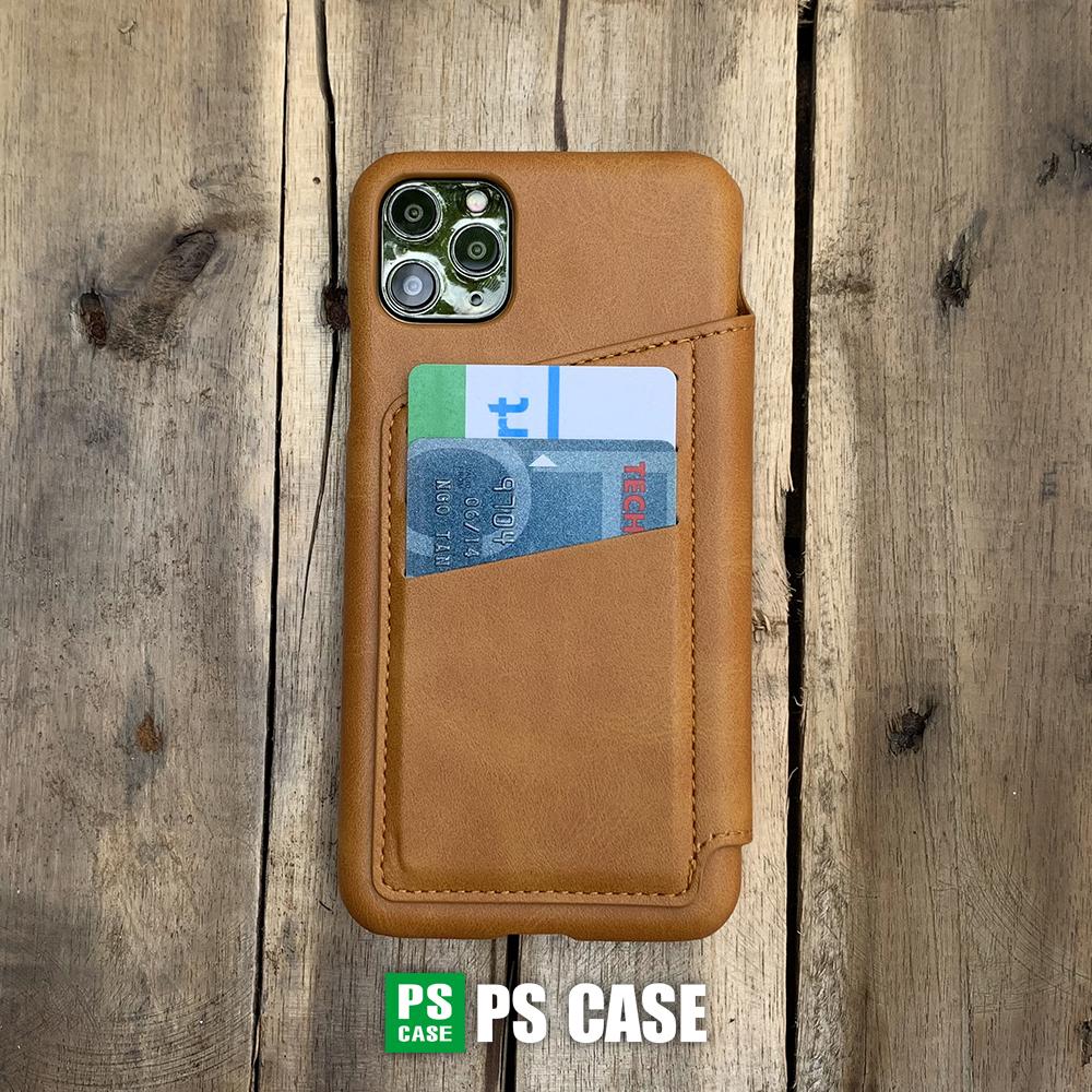 Bao da kiêm ví dành cho iPhone 11 Pro - màu vàng - PS Case Phân Phối