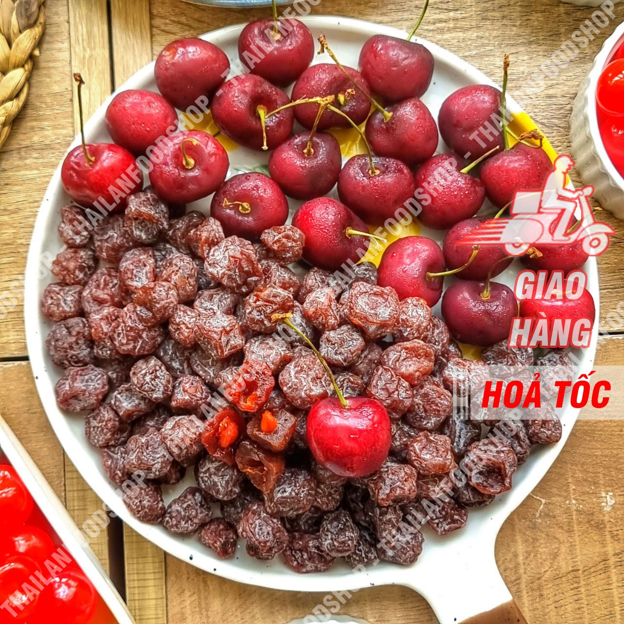 Cherry Sấy Ô Mai ( Hàng Nhập Khẩu Thái Lan ) - Lon 500gr