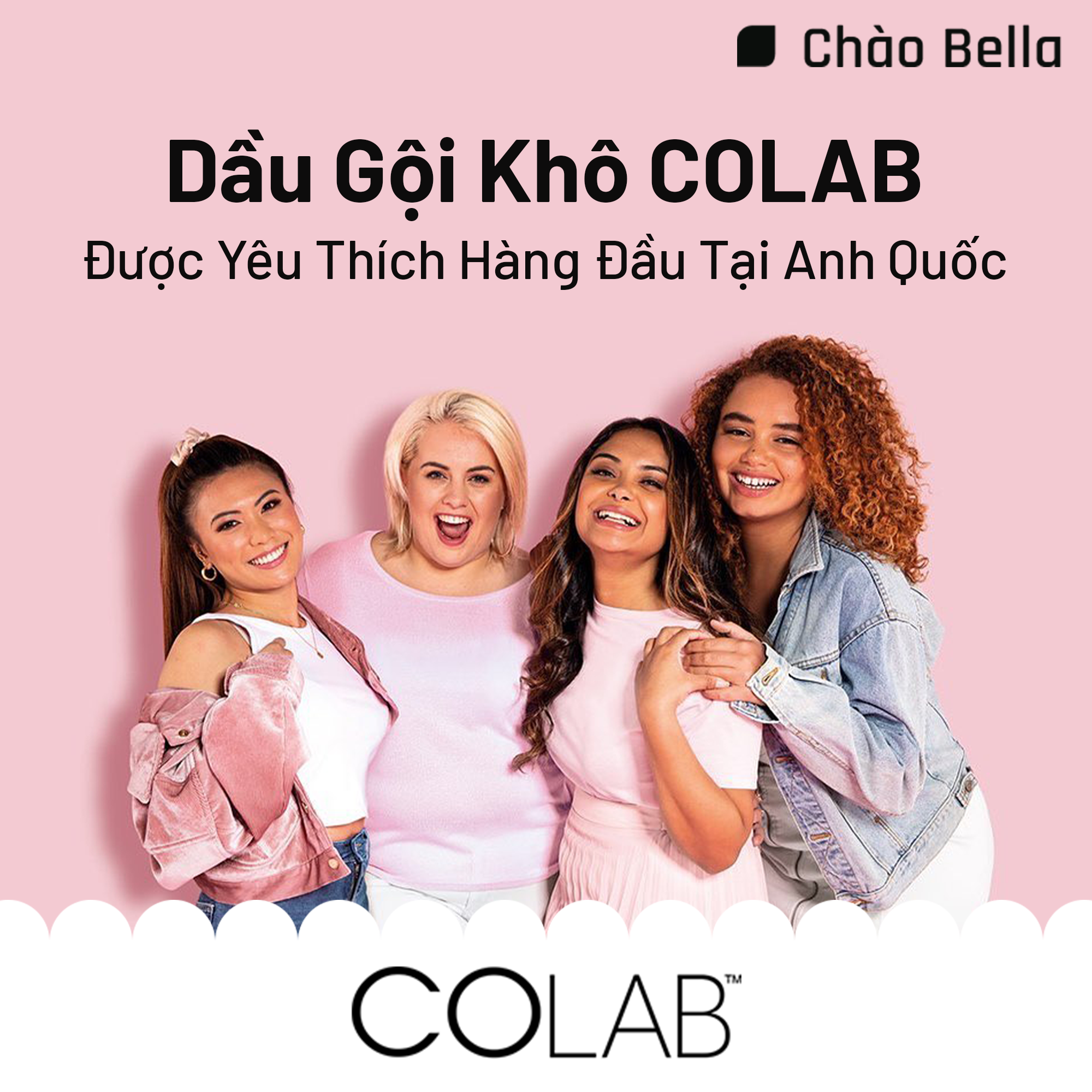 [Colab] Combo 2 Chai Dầu Gội Khô Colab mùi Original 50ml/chai