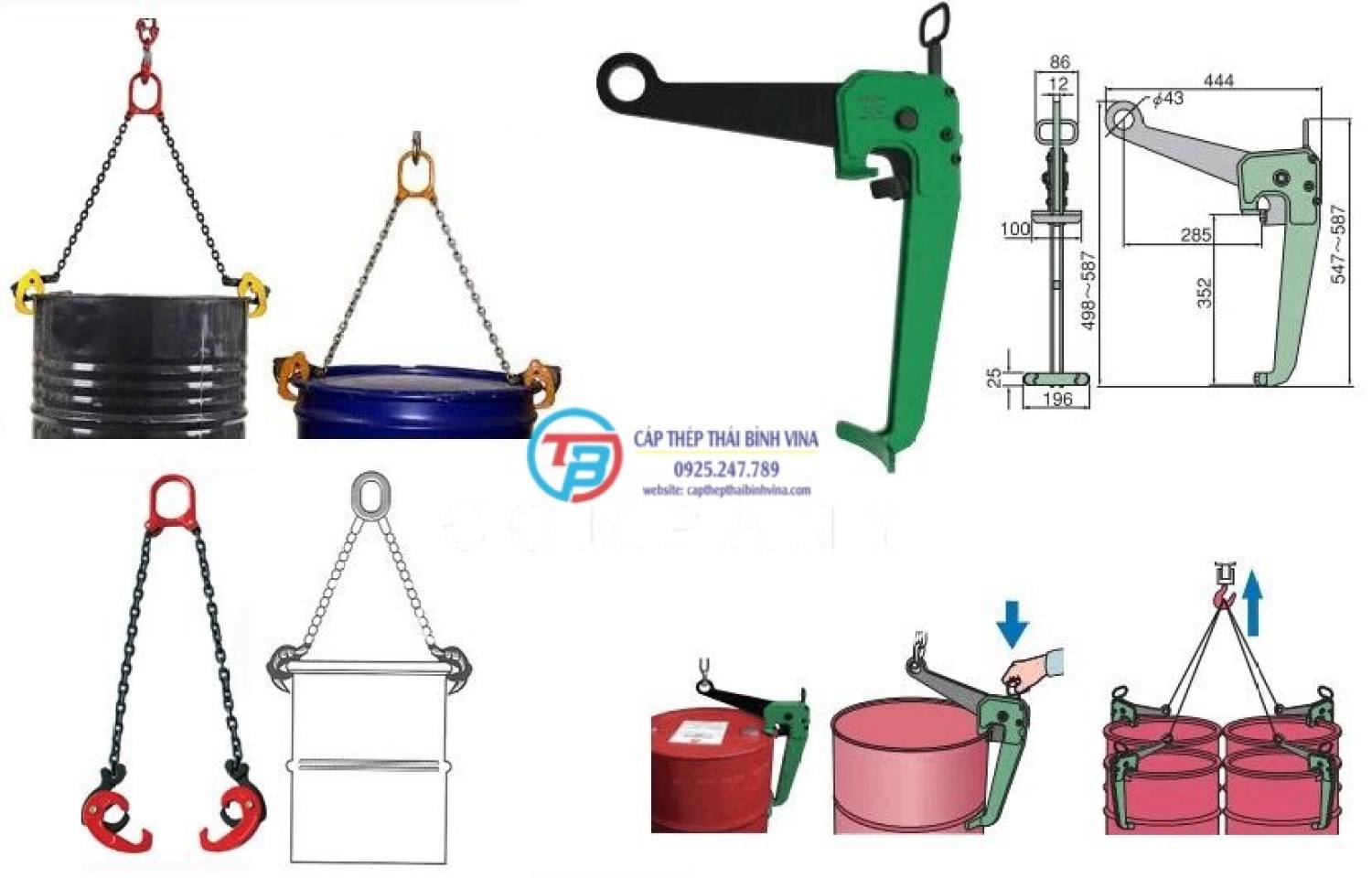 Móc Cẩu Thùng Phi hàng cao cấp