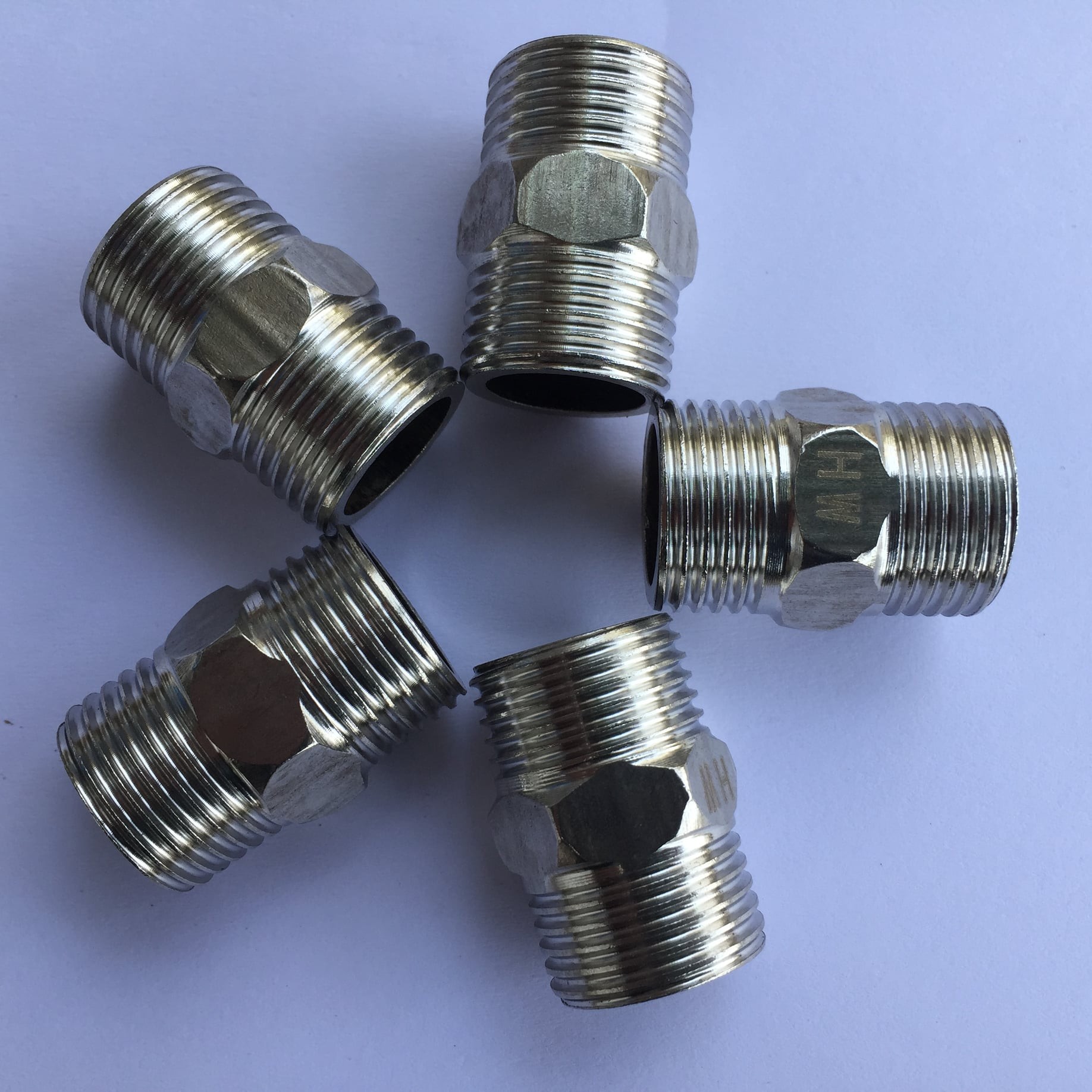 5 chiếc kép inox 304 ren ngoài 21mm