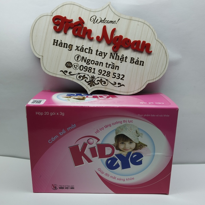 Kid Eye cốm bổ mắt - Hộp 20 gói