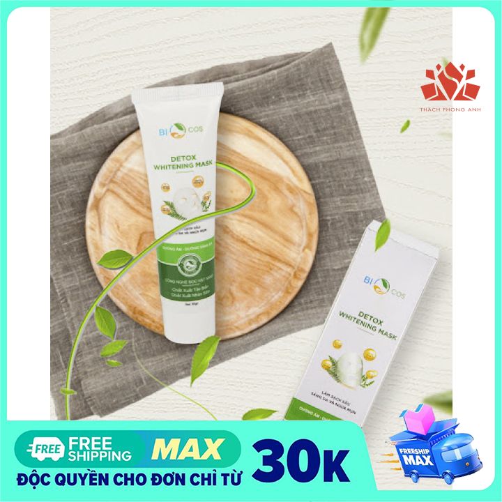 thải độc trắng da DETOX WHITENING MASK